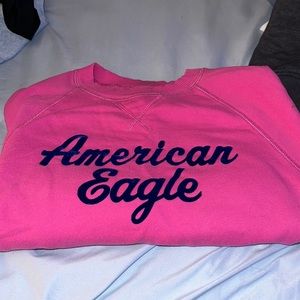 pink AE crew neck